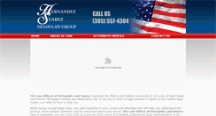 Desktop Screenshot of miamilawgroup.com